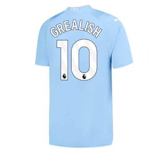 Manchester City Jack Grealish #10 Hjemmedrakt 2023-24 Kortermet Manchester City Jack Grealish #10 Hjemmedrakt 2023-24 Kortermet